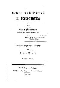 cover of the book Leben und Sitten in Nordamerika