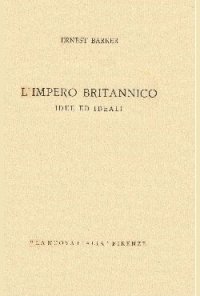 cover of the book L'impero britannico. Idee ed ideali