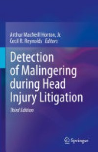 cover of the book Detection of Malingering during Head Injury Litigation