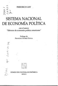 cover of the book Sistema nacional de economía política