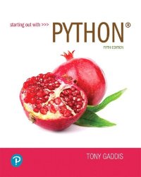 cover of the book Starting out with python