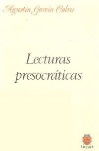 cover of the book Lecturas Presocráticas