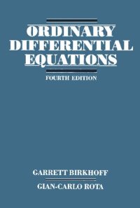 cover of the book Ordinary differential equations