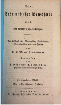 cover of the book Die ostindischen Inseln