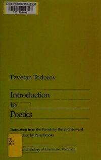 cover of the book Introduction to Poetics