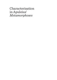 cover of the book Characterisation in Apuleius' Metamorphoses: Nine Studies