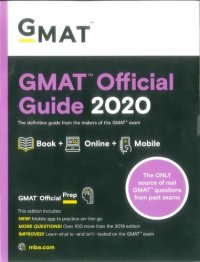 cover of the book GMAT official guide 2020.