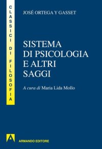 cover of the book Sistema di psicologia ed altri saggi