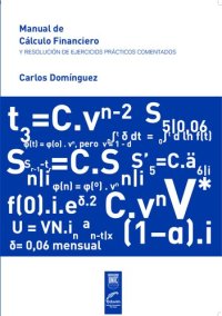 cover of the book Manual de cálculo financiero: resolución de ejercicios prácticos comentados