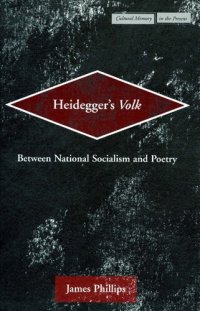 cover of the book Heidegger's Volk: between National Socialism and poetry