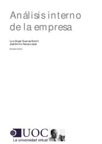 cover of the book Análisis interno de la empresa