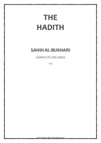 cover of the book The Hadith: Sahih al-Bukhari: Complete Volumes