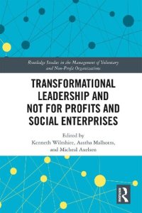 cover of the book Transformational Leadership and Not for Profits and Social Enterprises