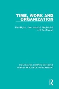 cover of the book Time, Work and Organization