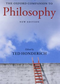 cover of the book The Oxford Companion to Philosophy New Edition