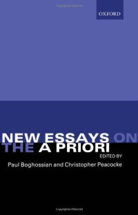 cover of the book New Essays on the A Priori