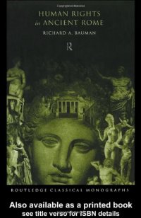 cover of the book Human Rights in Ancient Rome (Routledge Classical Monographs)