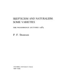 cover of the book Skepticism and Naturalism: Some Varieties (Woodbridge Lectures)