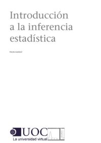 cover of the book Introducción a la inferencia estadística