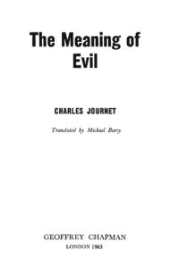 cover of the book The Meaning of Evil