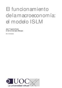 cover of the book El funcionamiento de la macroeconomía el modelo IS-LM