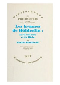 cover of the book Les hymnes de Hölderlin: La Germanie et Le Rhin