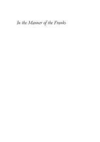 cover of the book In the Manner of the Franks: Hunting, Kingship, and Masculinity in Early Medieval Europe