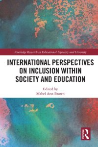 cover of the book International Perspectives on Inclusion within Society and Education