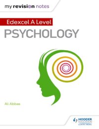 cover of the book My Revision Notes: Edexcel A level Psychology