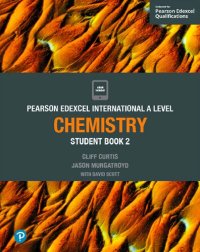 cover of the book Pearson Edexcel International A Level Chemistry Student Book 2