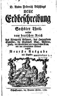 cover of the book Vom deutschen Reich das Königreich Böhmen, das Herzogtum Schlesien, die Grafschaft Glatz, Mähren, Lausitz, den österreichischen und burgundischen Kreis, mit den einverleibten Ländern