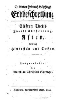 cover of the book Asien, nämlich Hindostan und Dekan