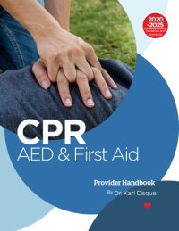 cover of the book CPR, AED, & First Aid Provider Handbook 2020-2025