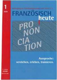 cover of the book Französisch heute – Aussprache: verstehen, erleben, trainieren