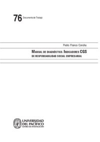 cover of the book Manual de diagnóstico. Indicadores CGS de Responsabilidad Social Empresarial