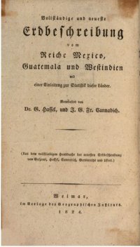 cover of the book Vollständiges Handbuch der neuesten Erdbeschreibung