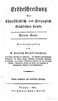 cover of the book Erdbeschreibung der chur-fürstlich und herzoglich-sächsischen Lande