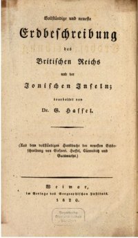 cover of the book Vollständiges Handbuch der neuesten Erdbeschreibung