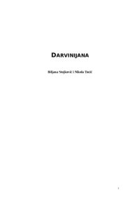 cover of the book Darvinijana