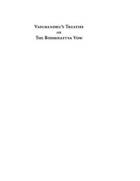 cover of the book Vasubanchu's Treatise on The Bodhisattva Vow