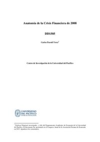 cover of the book Anatomía de la Crisis Financiera de 2008