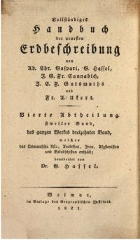 cover of the book Vollständiges Handbuch der neuesten Erdbeschreibung