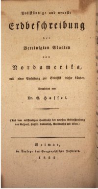 cover of the book Vollständiges Handbuch der neuesten Erdbeschreibung