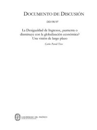 cover of the book La Desigualdad de Ingresos, ¿aumenta o disminuye con la globalización económica? Una visión de largo plazo