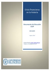 cover of the book Crisis financieras en la historia