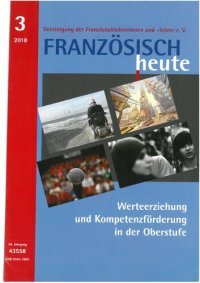 cover of the book Französisch heute – Werteerziehung und Kompetenzförderung in der Oberstufe