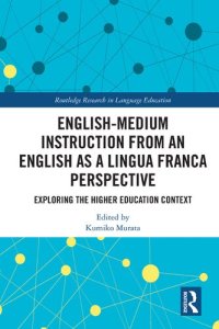 cover of the book English-Medium Instruction from an English as a Lingua Franca Perspective: Exploring the Higher Education Context