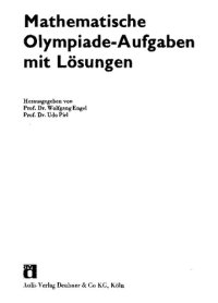 cover of the book Mathematische Olympiade-Aufgaben mit Läsungen