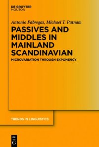 cover of the book Passives and Middles in Mainland Scandinavian