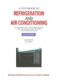 cover of the book Textbook of Refrigeration and Air Conditioning